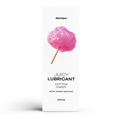 Лубрикант на водній основі з легким ароматом солодкої вати Satisfyer Juicy Lubricant 300 мл - 1