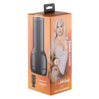 Мастурбатор вагина порнозвезды Ashley Barbie телесного цвета Kiiroo 