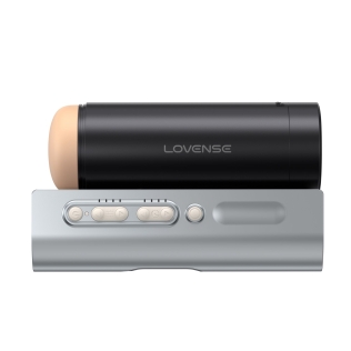 Автоматический интерактивный смарт мастурбатор телесного цвета Lovense Solace Pro
