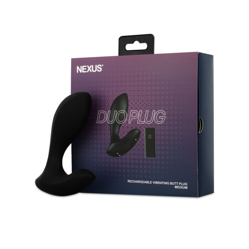 Анальна вібропробка з пультом керування Nexus DUO Plug розмір Medium - 2