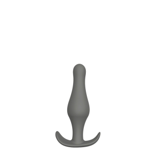 Анальний плаг сірий з Т-подібною ручкою PLUG WITH T-HANDLE