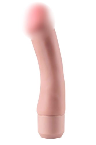 Вибратор реалистичный силиконовый бежевого цвета Blush Dr. Steve - 1