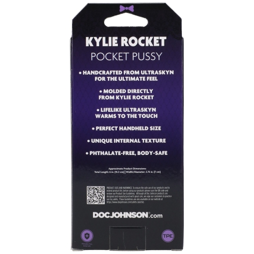 Мастурбатор Вагина порноактрисы Kylie Rocket телесного цвета Doc Johnson - 7