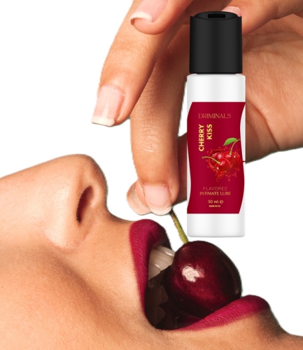 Оральный лубрикант со вкусом вишни Driminals Kiss Cherry 30 мл - 2