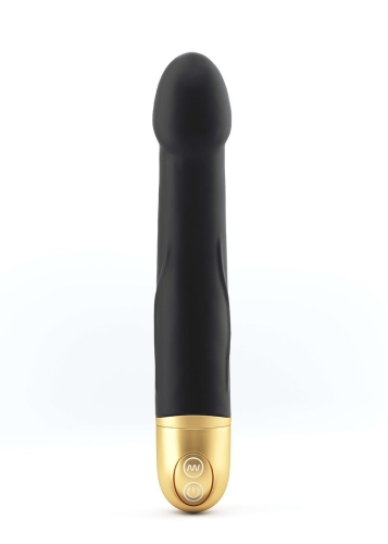 Вибратор черный Dorcel REAL VIBRATION M Gold - 2