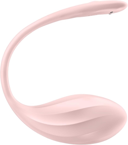 Віброяйце з пультом управління рожевого кольору Satisfyer Shiny Petal Connect App - 3