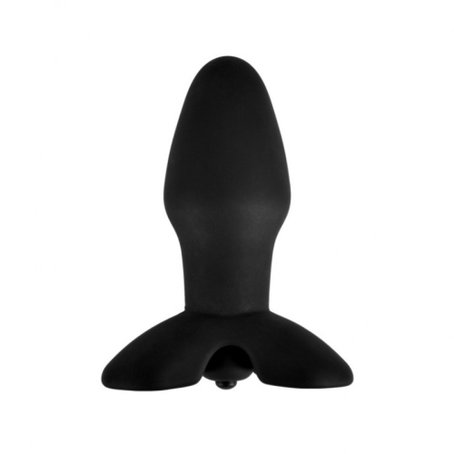 Анальна вібропробка чорного кольору Vscnovelty Perfect Vibrating Rocket Butt Plug - 2