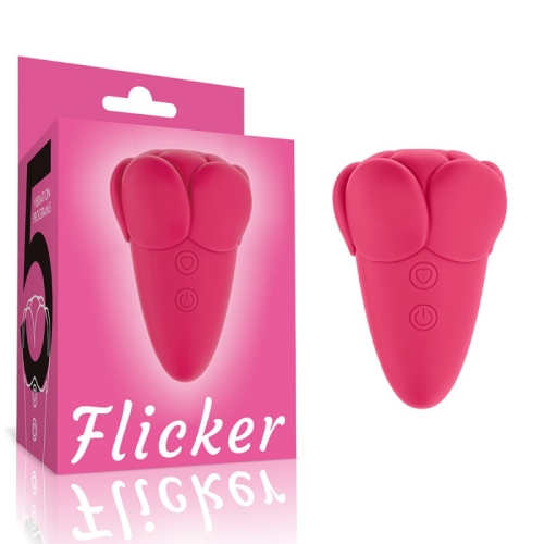 Клиторальный вибростимулятор розового цвета Flicker - 1