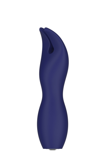 Трехточечный вибромассажер со стимуляцией точки G синий Dream toys EVOLUTION ATHOS - 4