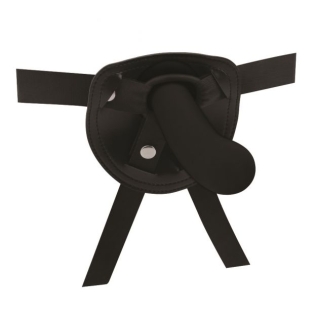 Страпон Ремінний чорний Chisa Raw Recruit Strap-On M