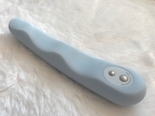 Вибратор рельефный джля интимных зон голубой Iroha Minamo Tenga - 2