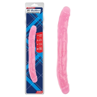 Двосторонній фалоімітатор рожевий CHISA 12.8 Inch Dildo