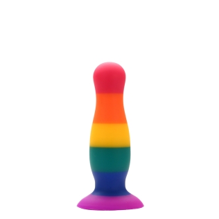 Райдужна пробка для анала COLOURFUL LOVE PLUG