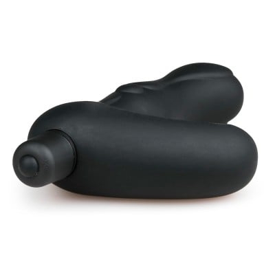 Вибромассажер простаты силиконовый черного цвета EasyToys - 3