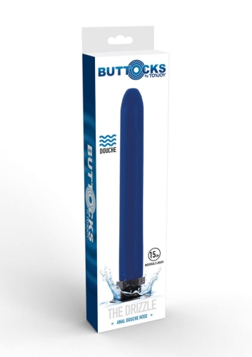 Насадка для анального душу блакитна Toy Joy Buttocks The Drizzle - 7