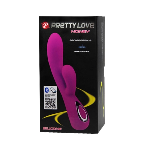 Вібратор зі стимуляцією клітора силіконовий Pretty Love HONEY - 9