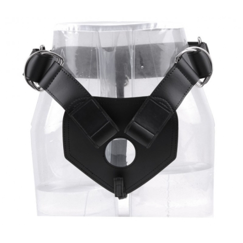 Кріплення для страпону на ремінцях Harness Basic чорного кольору - 2