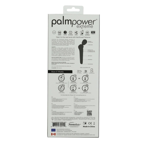 Вібромасажер для інтимних місць Swan PalmPower Extreme чорний - 7