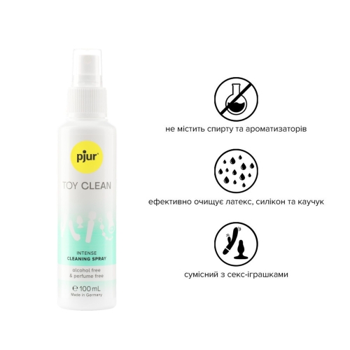 Антибактеріальний спрей для секс-іграшок pjur TOY Clean 100 мл - 2
