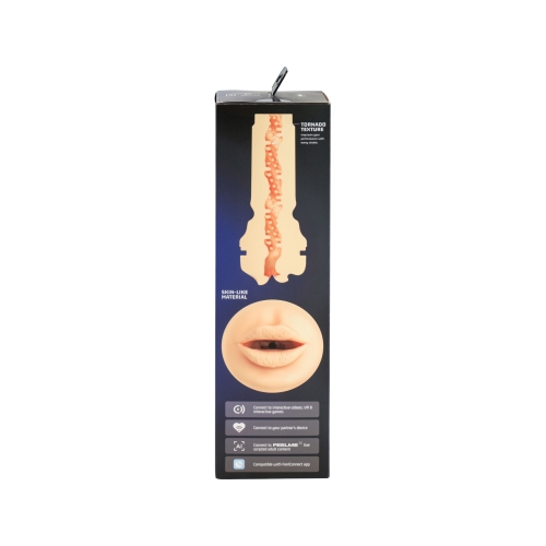 Мастурбатор в колбе ротик телесный для PowerBlow и Keon Kiiroo Feel Mouth - 3