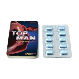 Таблетки для повышения потенции и продления полового акта TOP MAN бешенный ОРГАЗМ