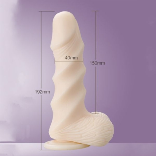 Фаллоимитатор Leten Super Muscle Large (19,2 см) - 1