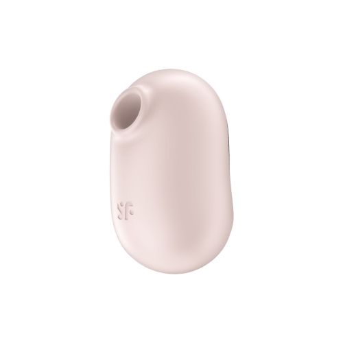 Вибратор с вакуумной стимуляцией клитора бежевого цвета Satisfyer Pro To Go 2 - 2