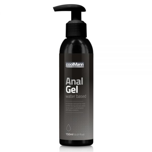 Анальний гель на водній основі із зволожуючим ефектом Cobeco Pharma CoolMann Anal Gel 150мл - 1