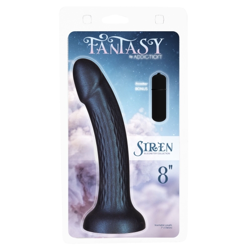 Фалоімітатор на присосці сяючий у темряві синього кольору Addiction Fantasy by Addiction Siren - 8