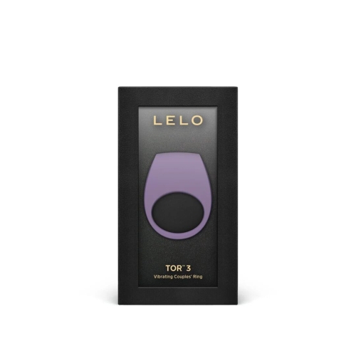 Эрекционное виброкольцо на член силиконовое сиреневого цвета LELO Tor 3 Dusk - 5