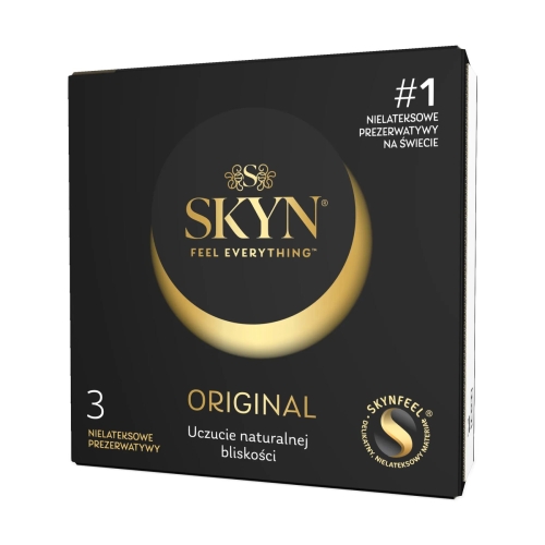 Презервативи класичні безлатексні з поліізопрену SKYN Original 3 штуки - 1