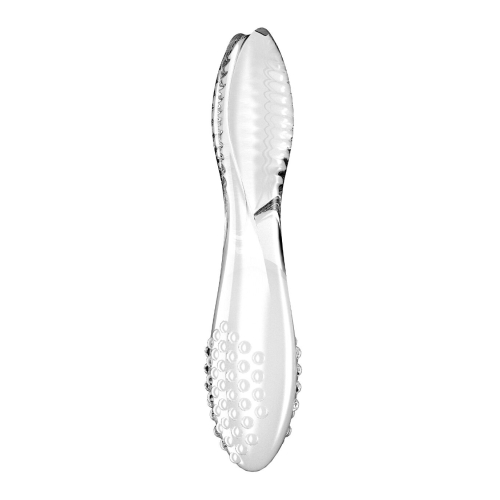Двусторонний стеклянный дилдо прозрачный Satisfyer Dazzling Crystal 2 Transparent - 2