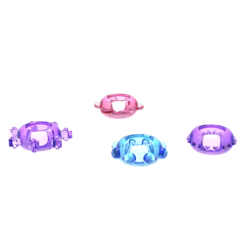 Ерекційне кільце на член випадкового кольору Meleon - Delay Rings (Assorted Colors) - 3