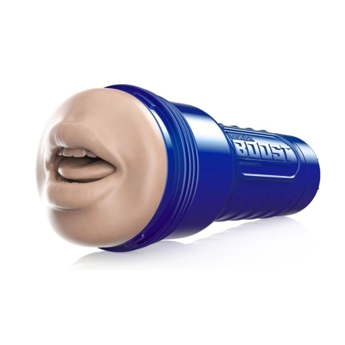 Мастурбатор в колбе ротик телесного цвета Fleshlight - 1