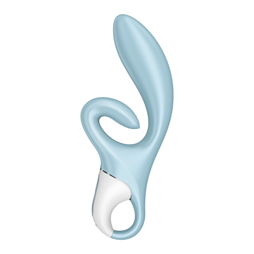 Вібратор із відростком для клітора блакитного кольору Satisfyer Touch Me - 2