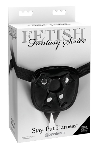 Трусики для страпона чёрные Pipedream Fetish Fantasy Series Stay-Put Harness - 7