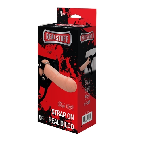 Реалістичний Страпон на трусиках зі знімним фалоімітатором REALSTUFF STRAP ON REAL DILDO - 3