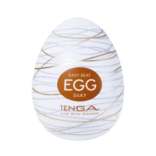 Мастурбатор-яйце для чоловіків прозорий Tenga Egg Silky