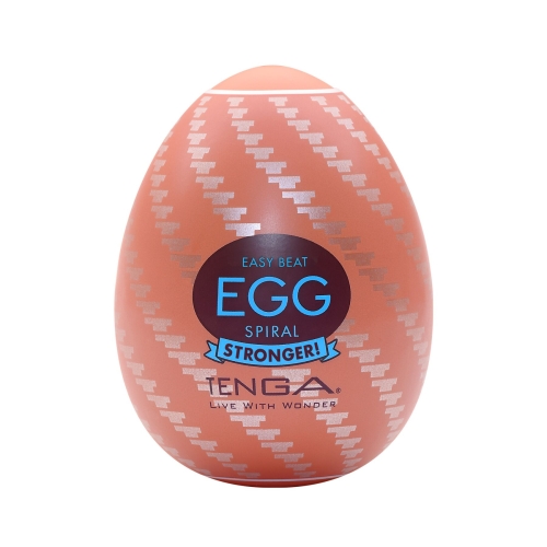Мастурбатор яйце для члена білий Tenga Egg Spiral - 1