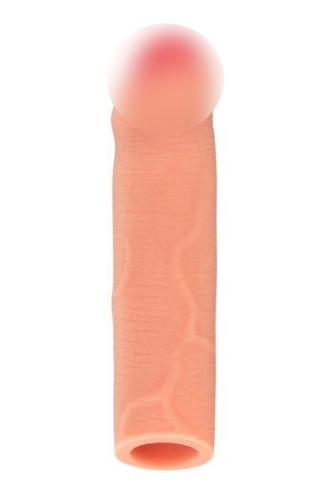 Удлиняющая насадка для члена с закрытой головкой Real Body Real Extender BIGGY - 1