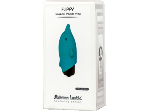 Минивибратор дельфинчик Adrien Lastic Pocket Vibe Flippy голубой - 4