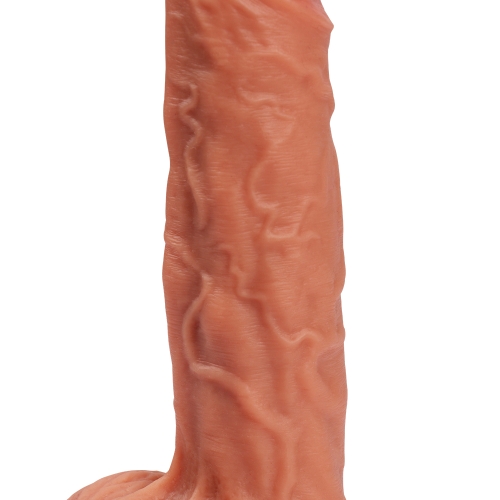 Реалистичный 18/4 см фаллоимитатор Dilan penis, мулат - 5