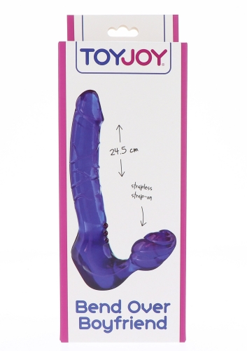 Безременной страпон синего цвета Toy Joy Bend Over Boyfriend - 2