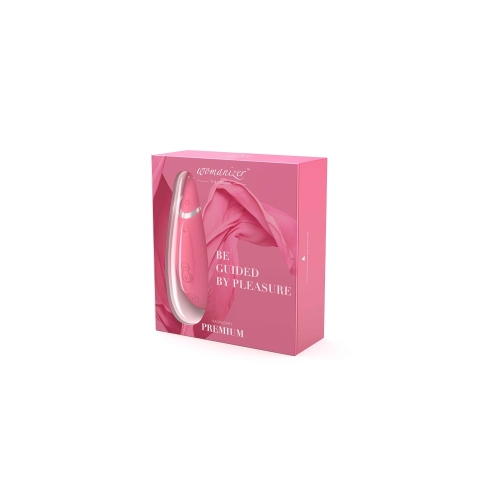 Безконтактний стимулятор клітора малиновий Womanizer Premium - 7