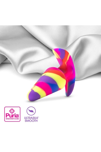 Анальна різнокольорова вібропробка Blush Avant free spirit - 4