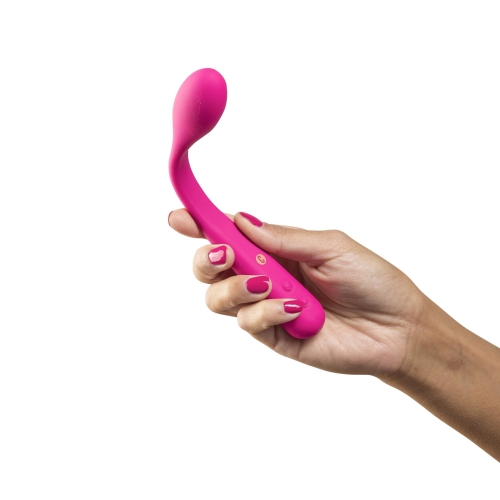 Гнучкий вагінальний вібратор і стимуляції точки G малиновий Cosmopolitan Bendable Love Vibrator - 3
