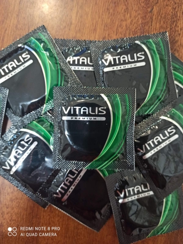 Презерватив из латекса прозрачного цвета Vitalis X large 1 штука - 3