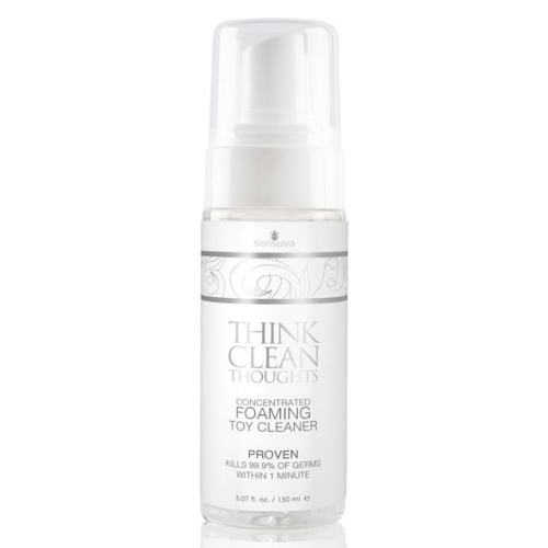 Концентрована чистяча пінка для секс іграшок Sensuva Think Clean Thoughts Foaming 150 мл - 1