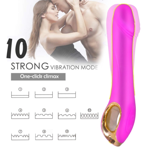 Вагинальный вибратор фиолетовый Cottelli Collection Real feel - 4