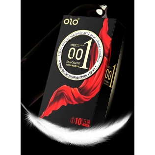 Латексные гладкие ультратонкие презервативы OLO Zerolone ultra thin 10 штук